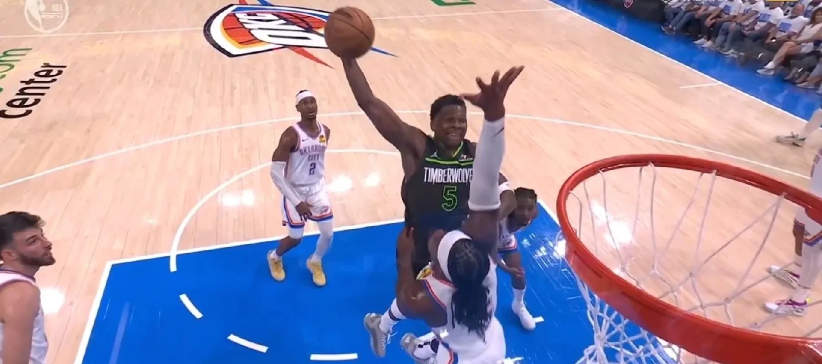 「雷霆击败森林狼，华登那一舞一狂相从蹿」